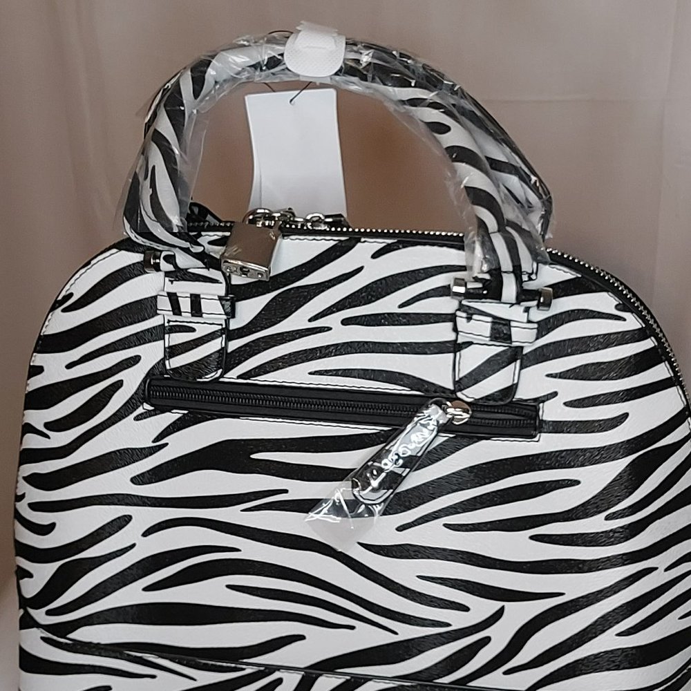 Zebra Dome Satchel